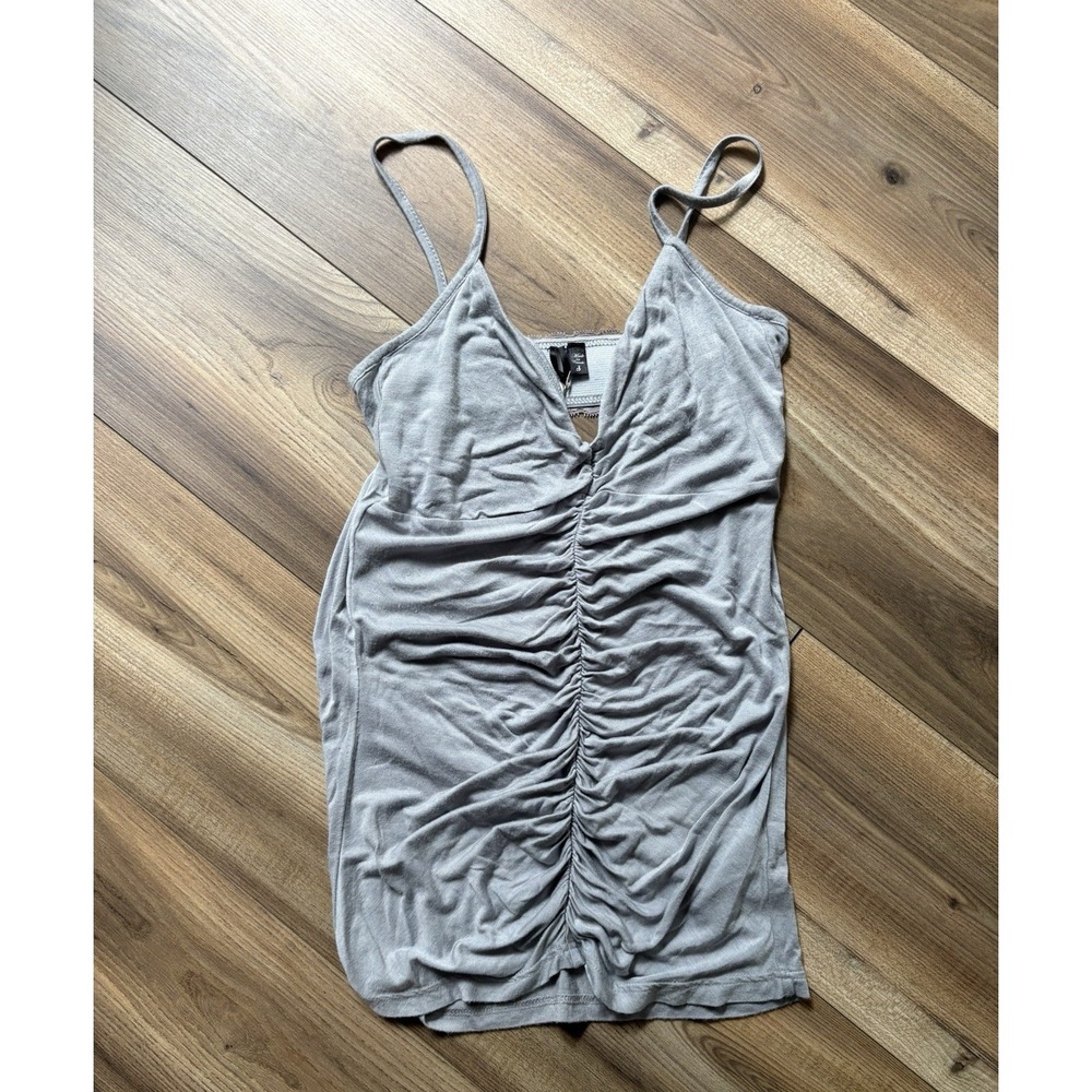 BKE Boutique Cami Camisole Shirt Gray Sz Small Tank